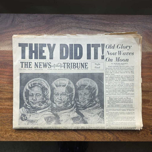 July 21 1969 The News Tribune Moon Landing Issue