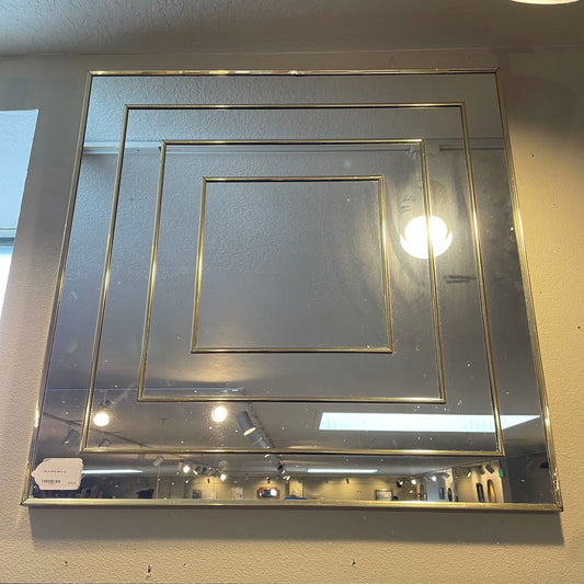 Brass Block Mirror C MIRRORS