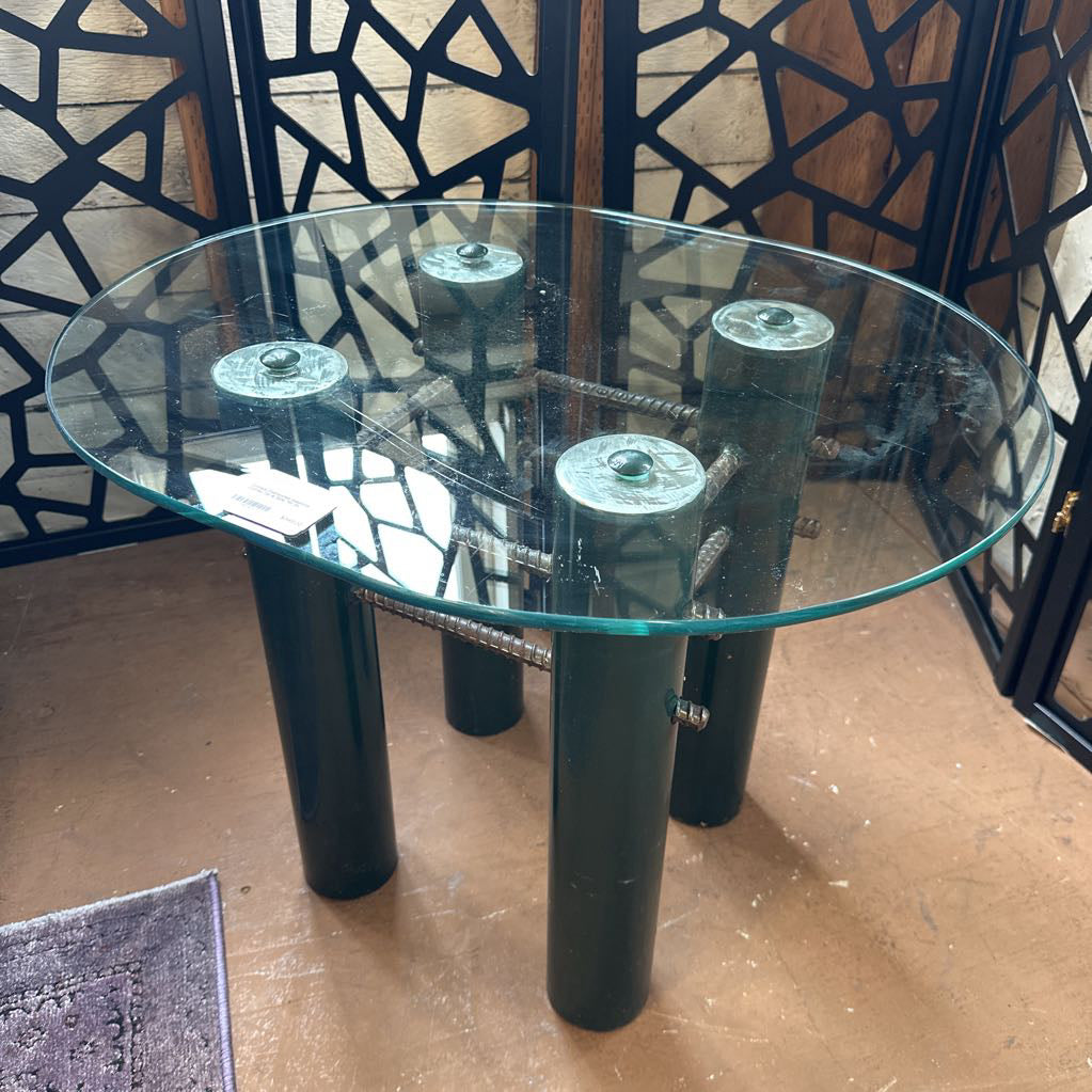 Custom Fabricated Industrial Coffee Tbl & Side Tbl C COFFEE TABLES