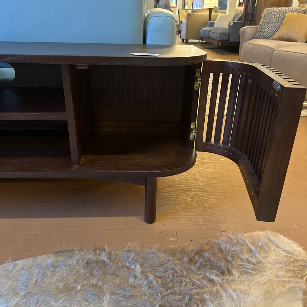 Houston Brown Small Media Stand