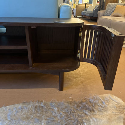 Houston Brown Small Media Stand