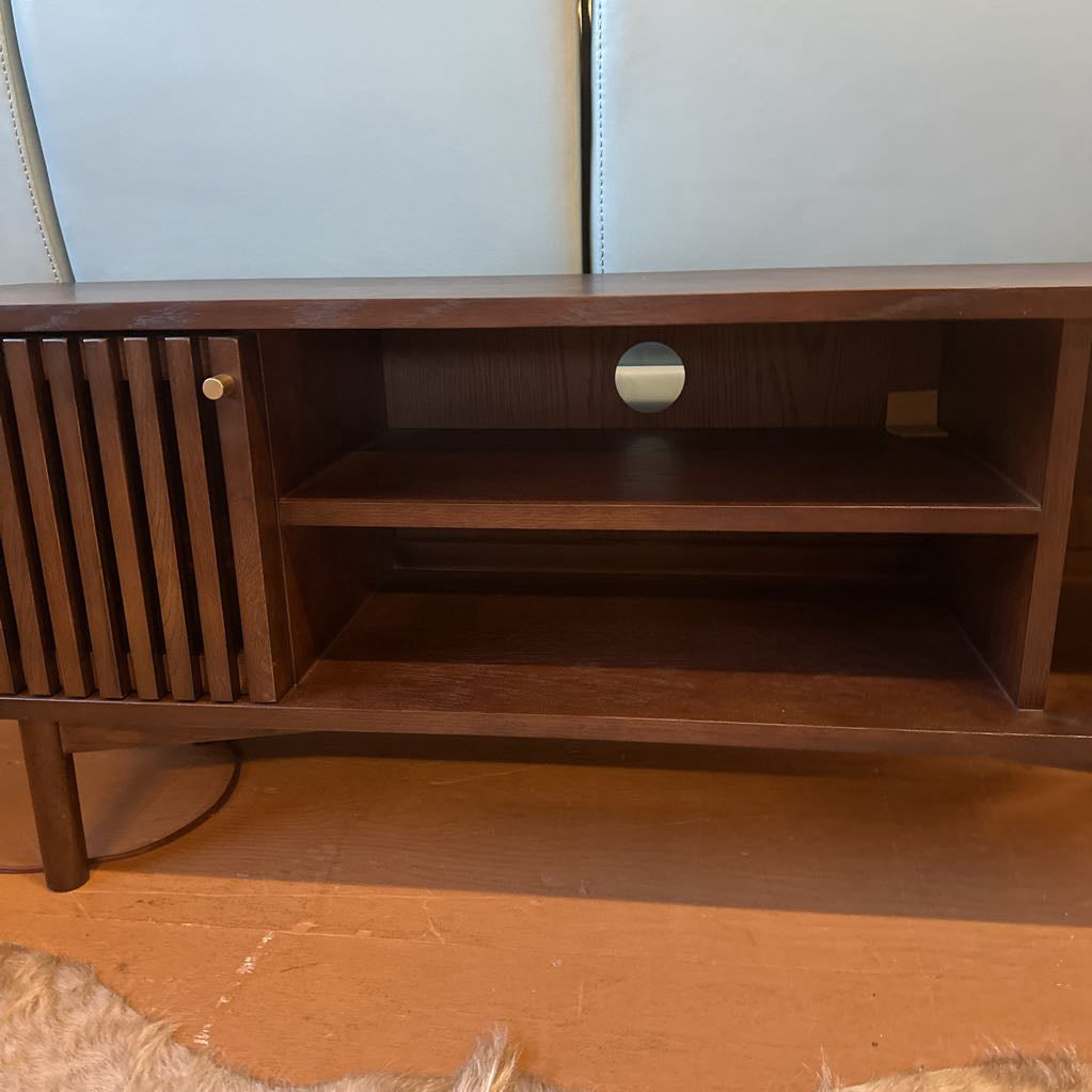 Houston Brown Small Media Stand