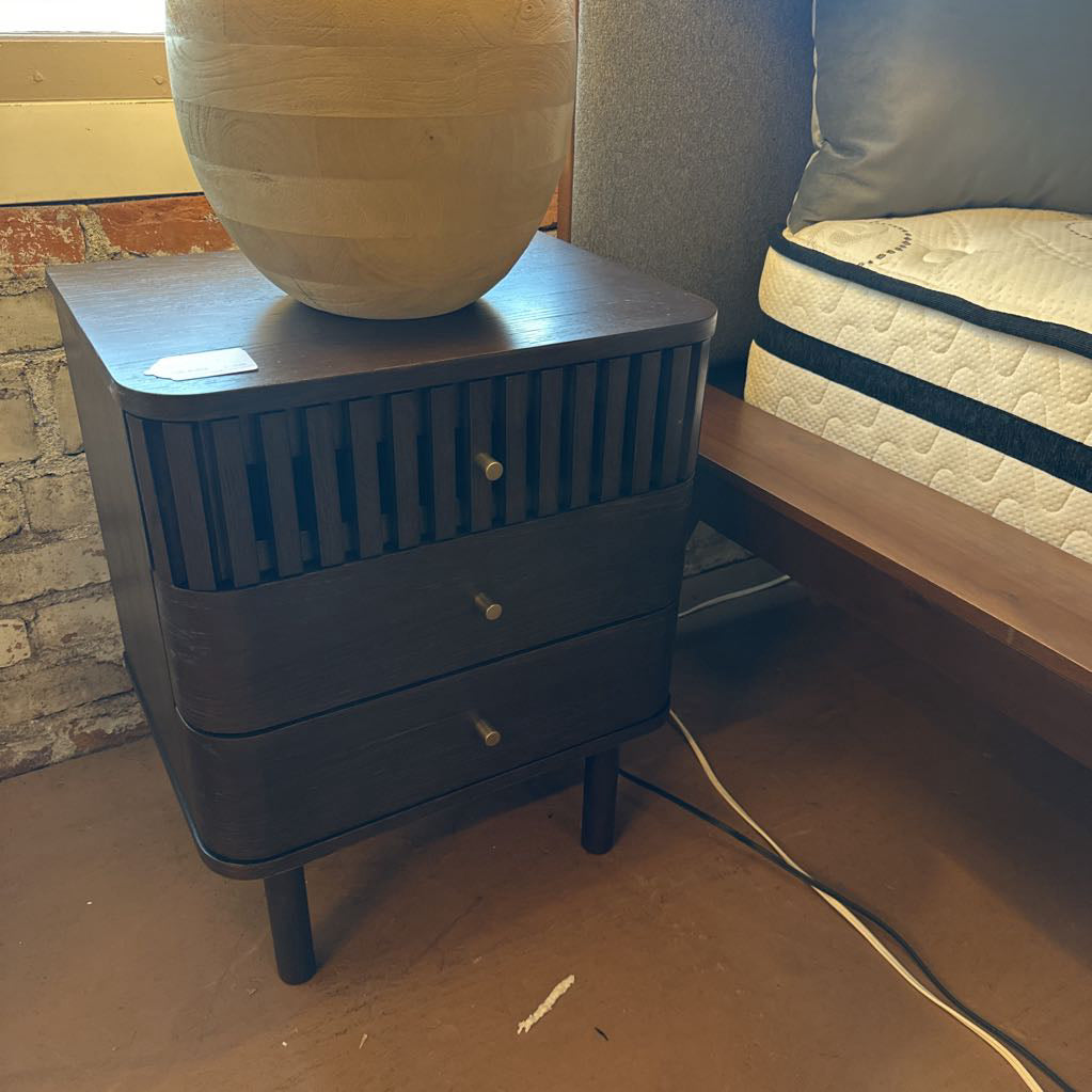 Houston Brown 3 Drawer Nightstand C NIGHTSTANDS