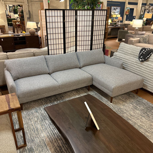 Mod Pebble Grey RAF Chaise Sectional