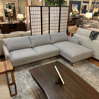 Egersund Pebble Grey RAF Chaise Sectional