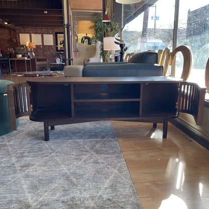 Houston Brown Small Media Stand