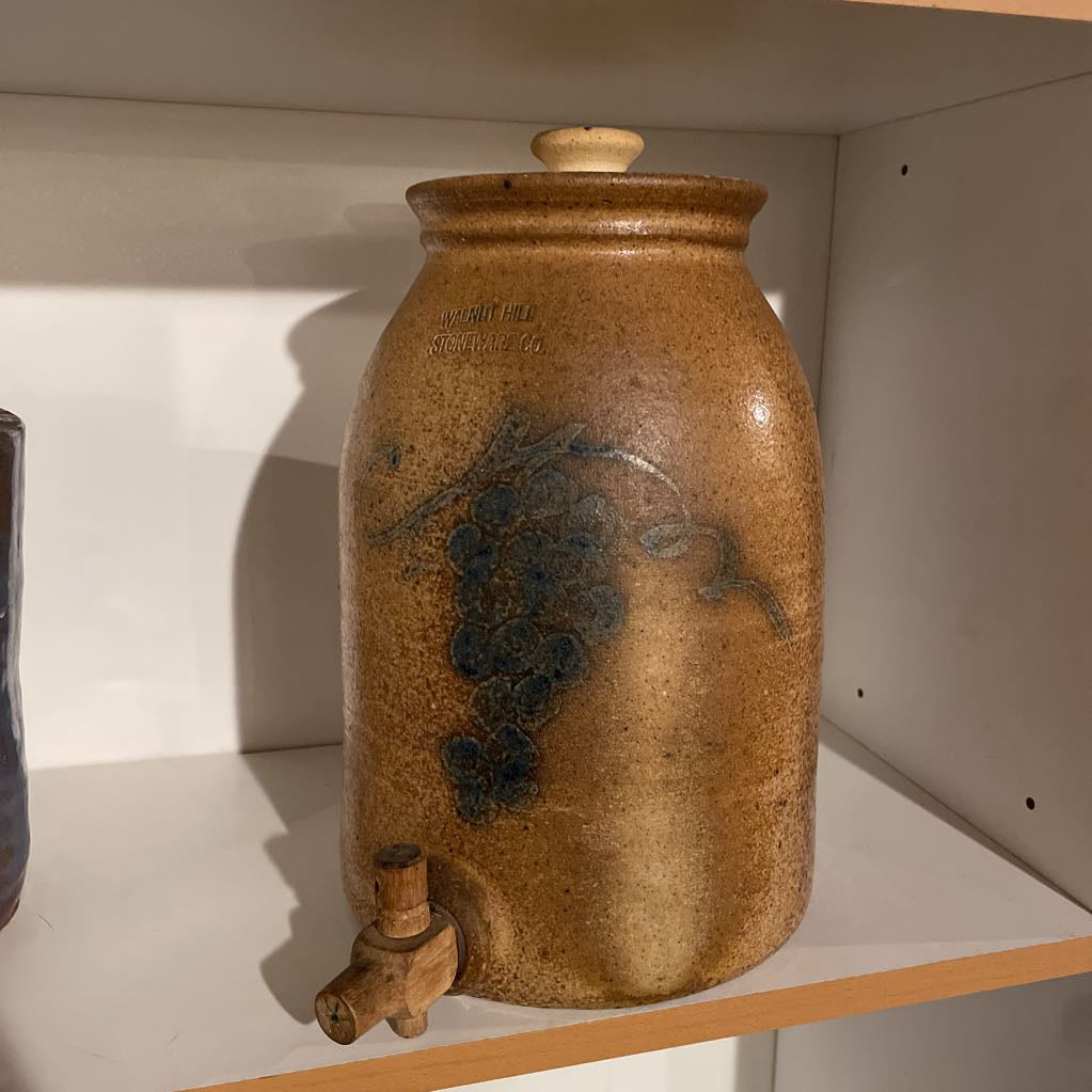 Walnut Hill Crock with Spigot UNIQUE FINDS