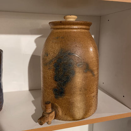 Walnut Hill Crock with Spigot UNIQUE FINDS