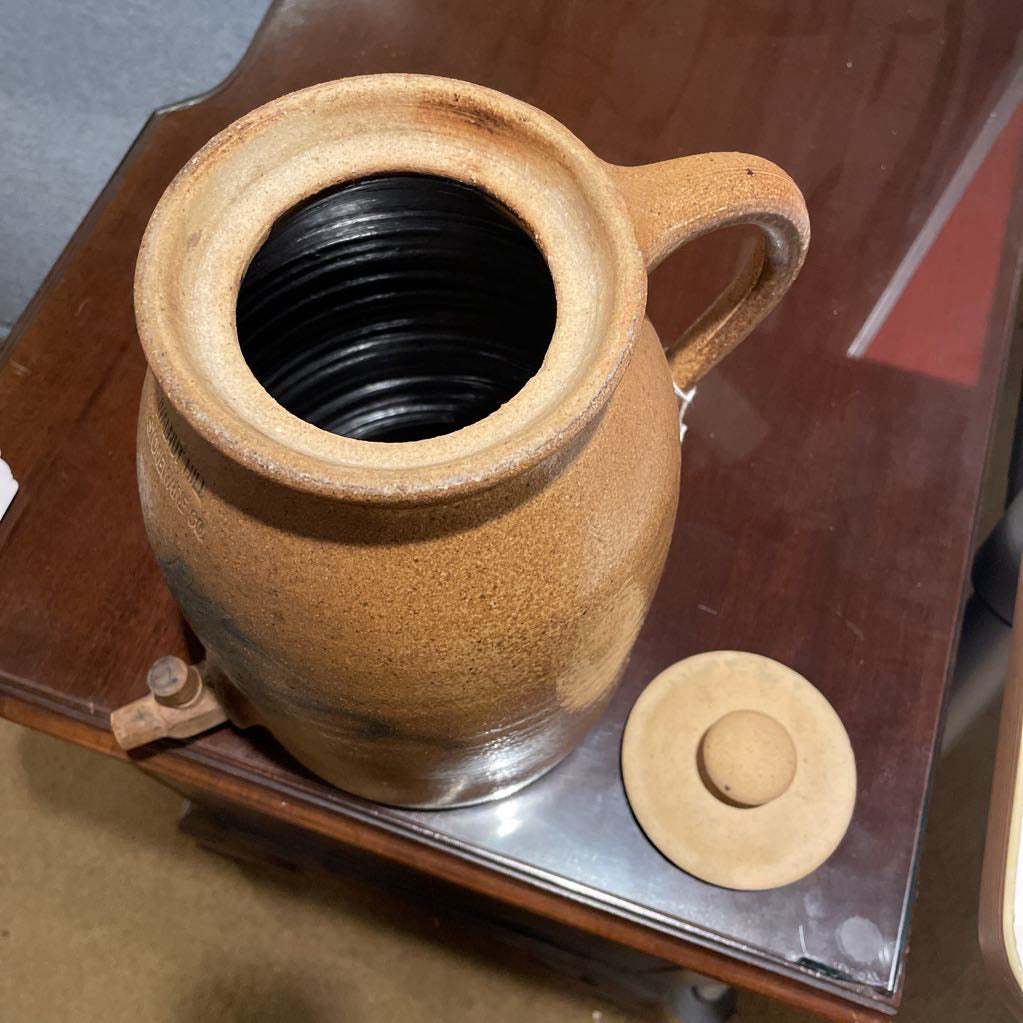 Walnut Hill Crock with Spigot UNIQUE FINDS