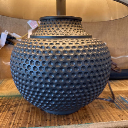 Dimple Lamp w/ Beige Shade LAMPS