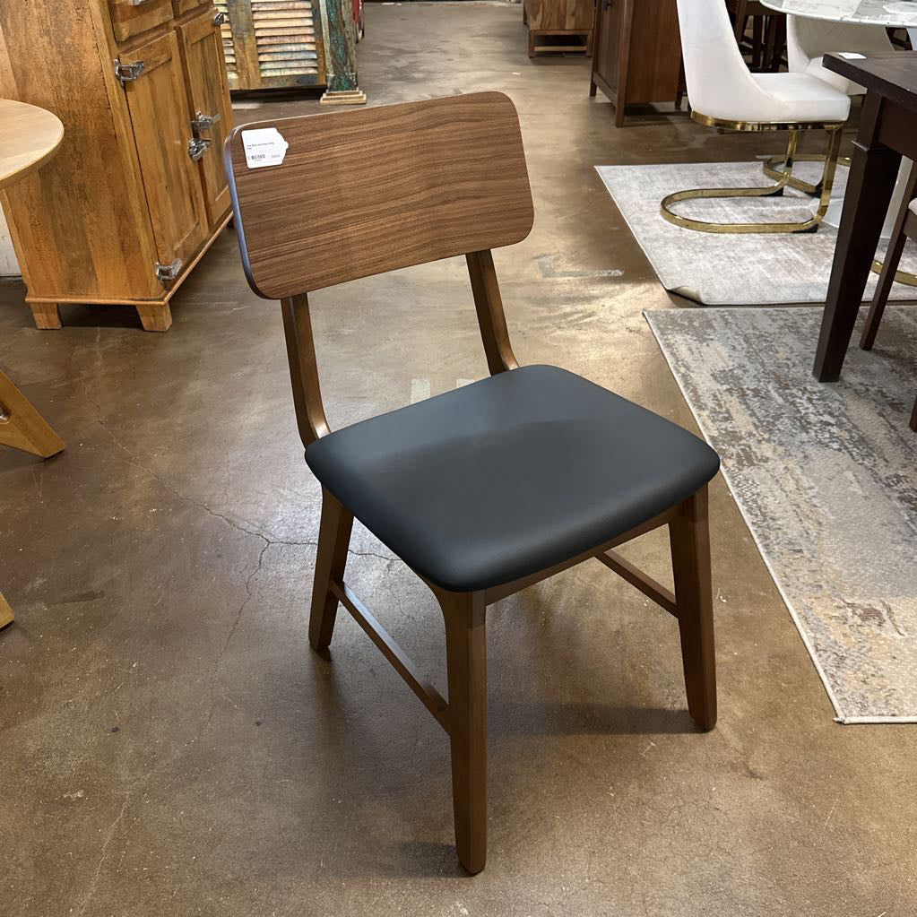 Theo Black and Walnut Dining Chair