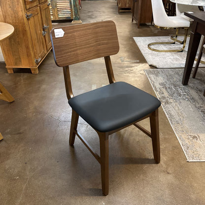Theo Black and Walnut Dining Chair C DINING CHAIRS