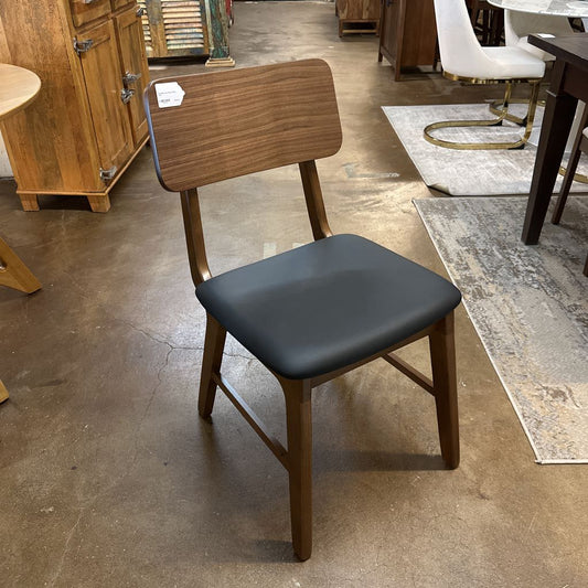 Theo Black and Walnut Dining Chair C DINING CHAIRS