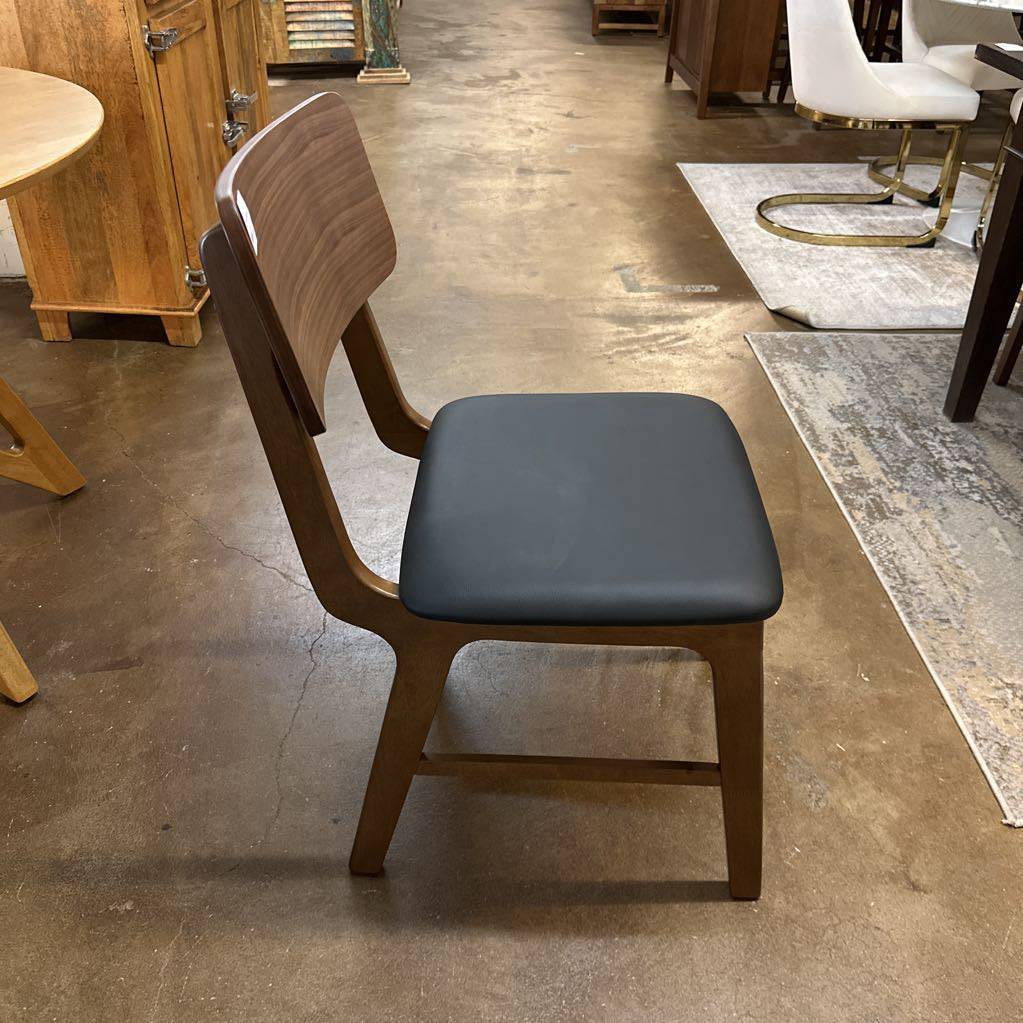 Theo Black and Walnut Dining Chair C DINING CHAIRS