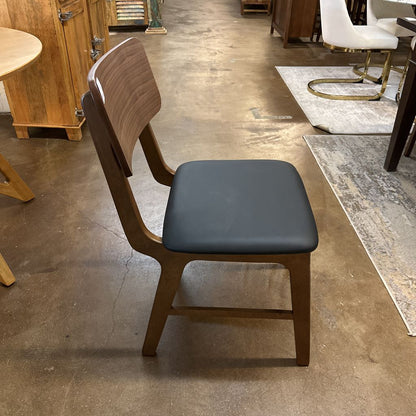 Theo Black and Walnut Dining Chair C DINING CHAIRS