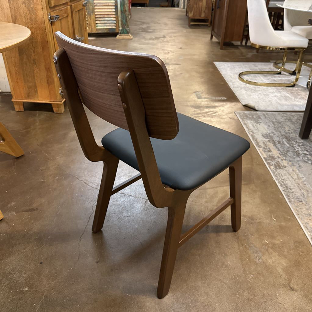 Theo Black and Walnut Dining Chair C DINING CHAIRS