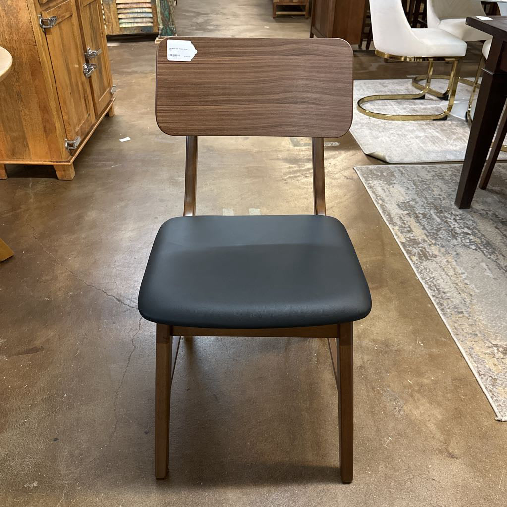 Theo Black and Walnut Dining Chair C DINING CHAIRS