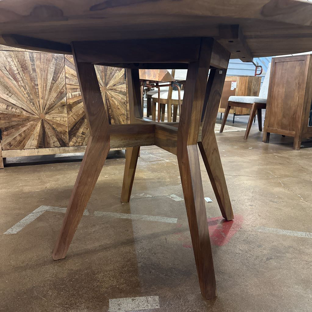 Natural Metro Round Dining Table
