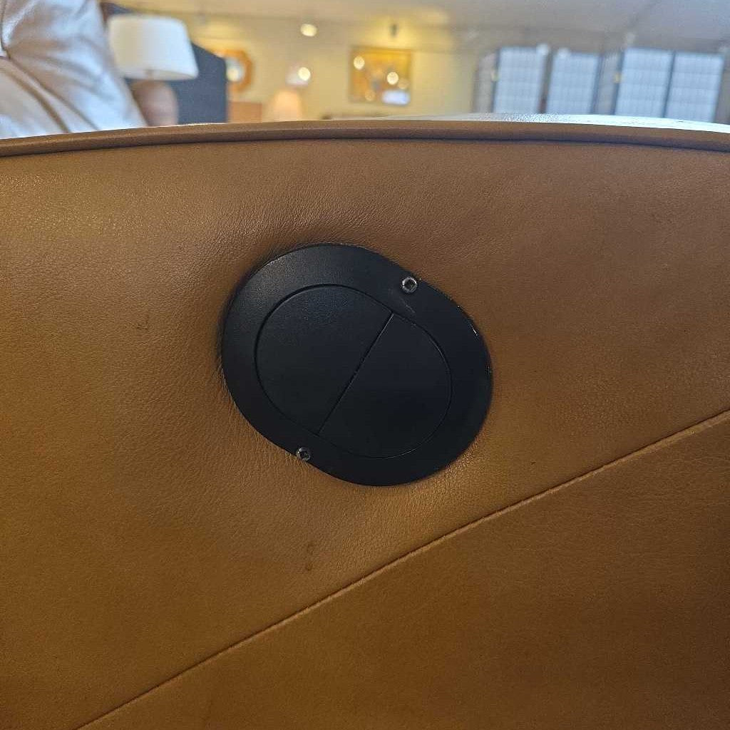 Brown Leather Electric Recliner