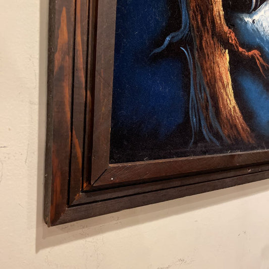 Eagle on Velvet Painting ART