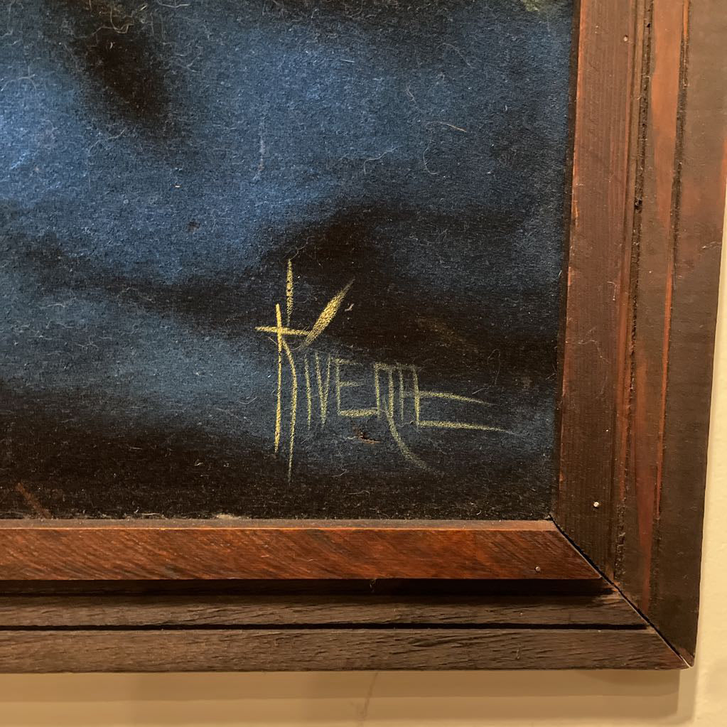 Eagle on Velvet Painting ART
