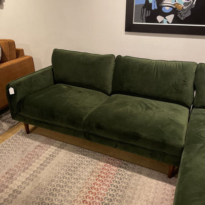 Egersund Moss Green RAF Chaise Sectional