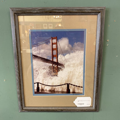 Signed Golden Gate Waves Photo ART