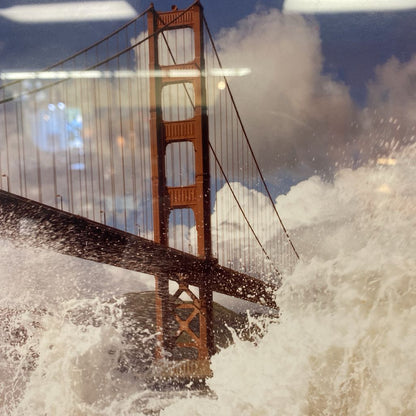 Signed Golden Gate Waves Photo ART