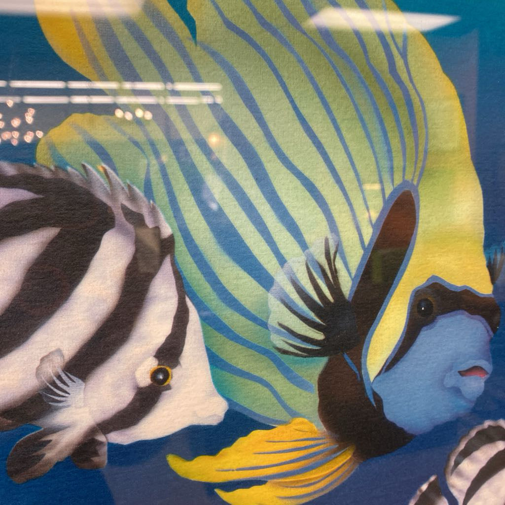 Signed & Numbered MARCIA PERRY "Angels an Butterflies" Fish Giclee ART