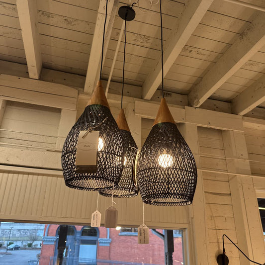 LH BODHI HORN PENDANT SMALL DARK