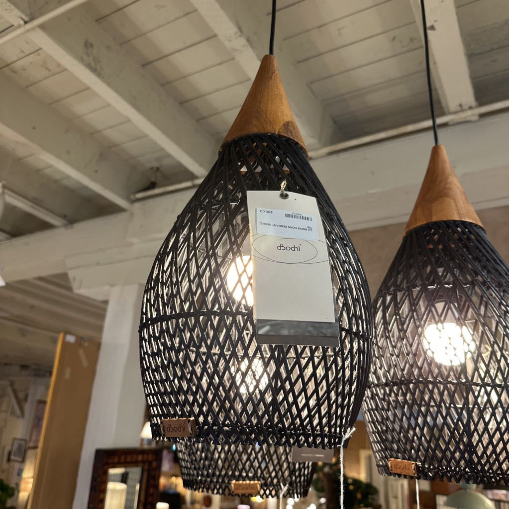 LH BODHI HORN PENDANT SMALL LAMPS