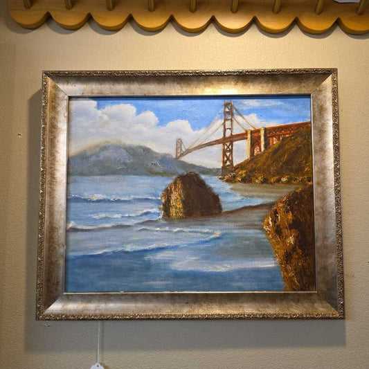 Golden Gate Bridge From Baker Beach Painting