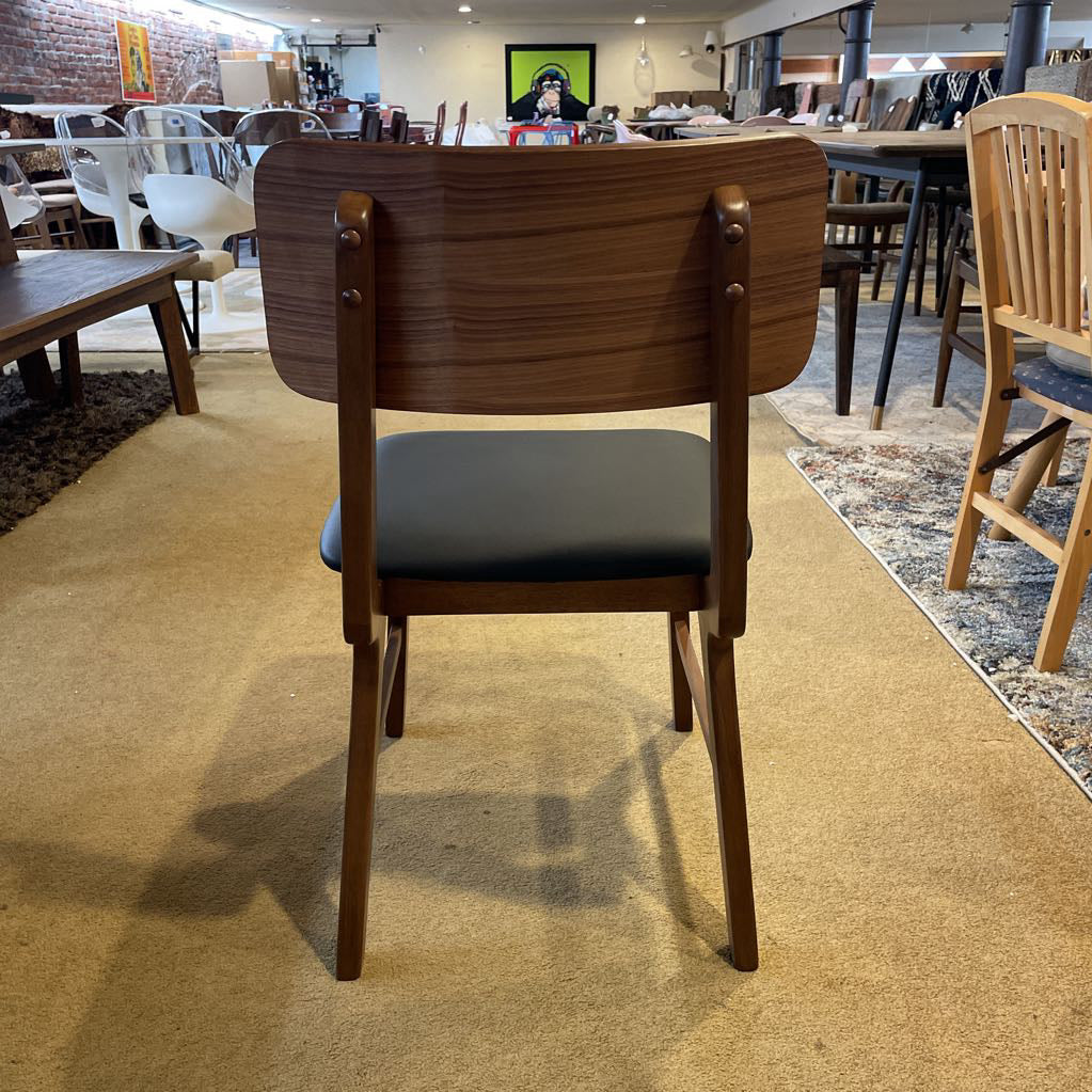 Theo Black and Walnut Dining Chair C DINING CHAIRS