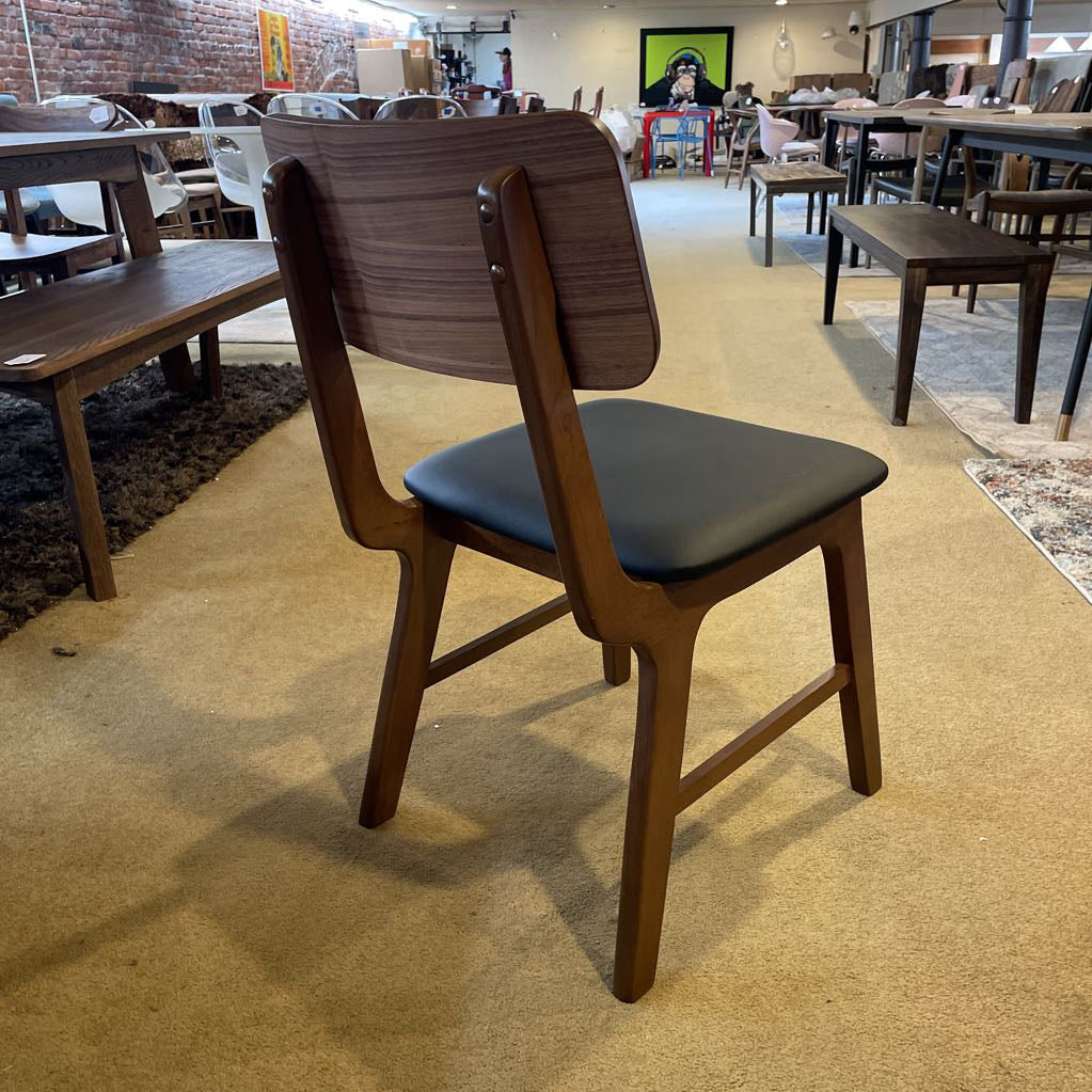 Theo Black and Walnut Dining Chair C DINING CHAIRS