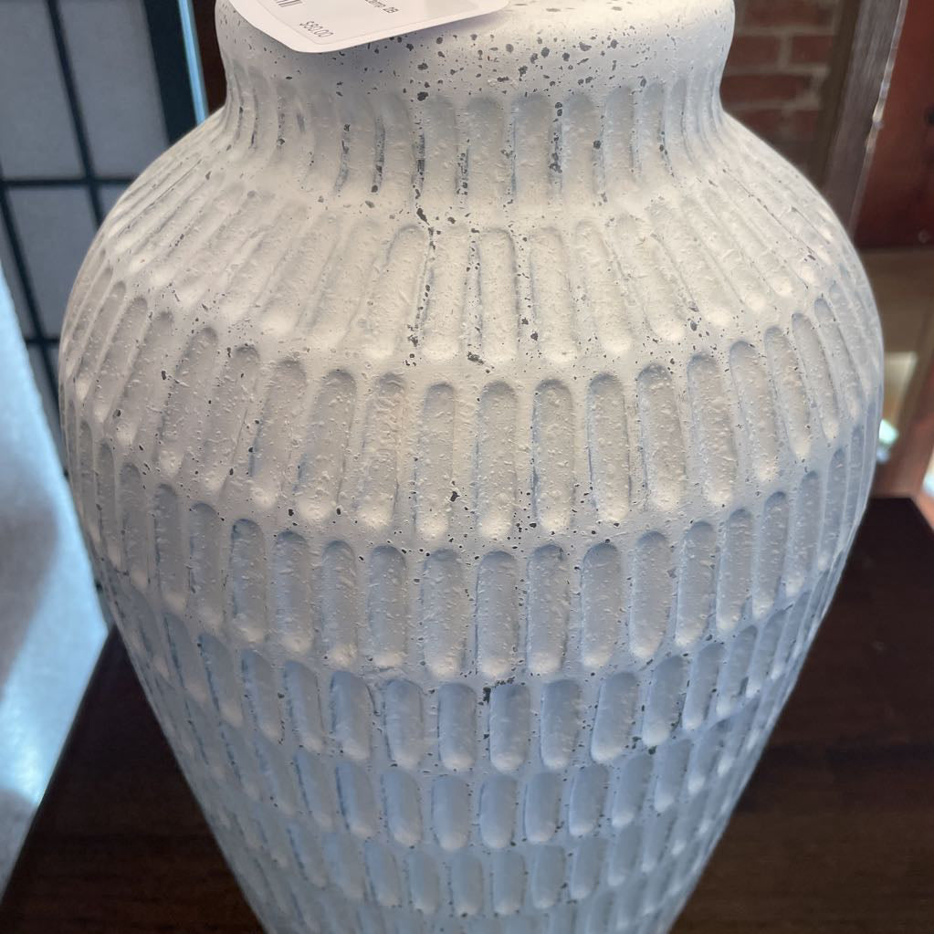 White Textured Table Lamp LAMPS
