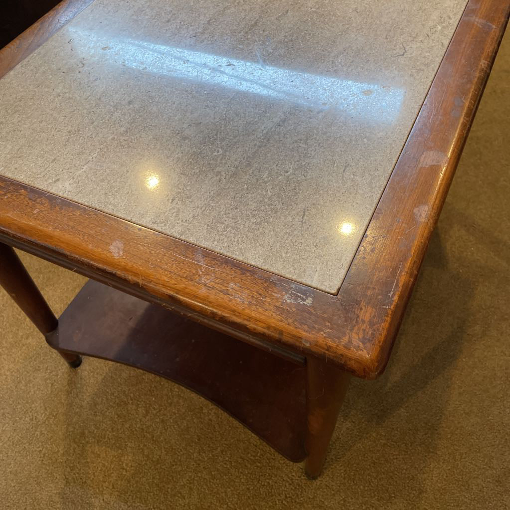 MCM Stone Top 1 Drawer Nightstand C NIGHTSTANDS