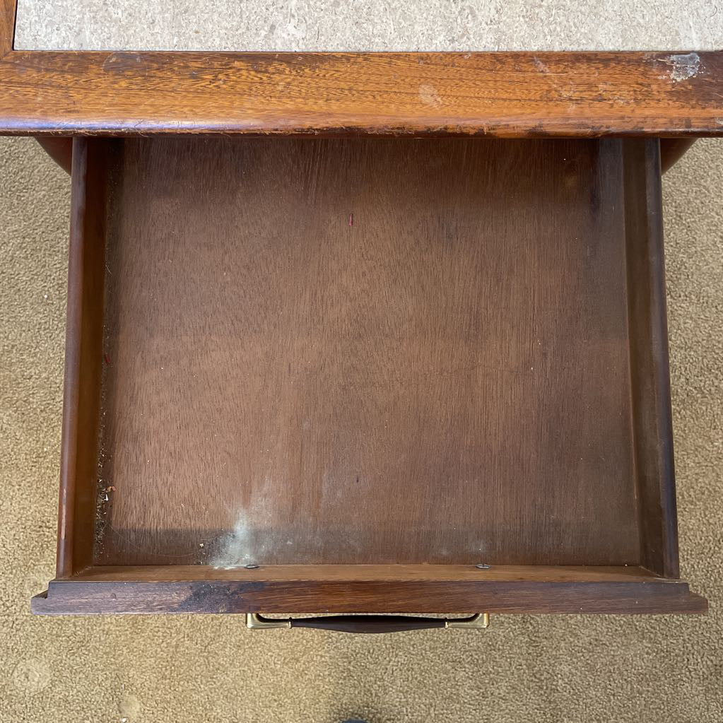 MCM Stone Top 1 Drawer Nightstand C NIGHTSTANDS