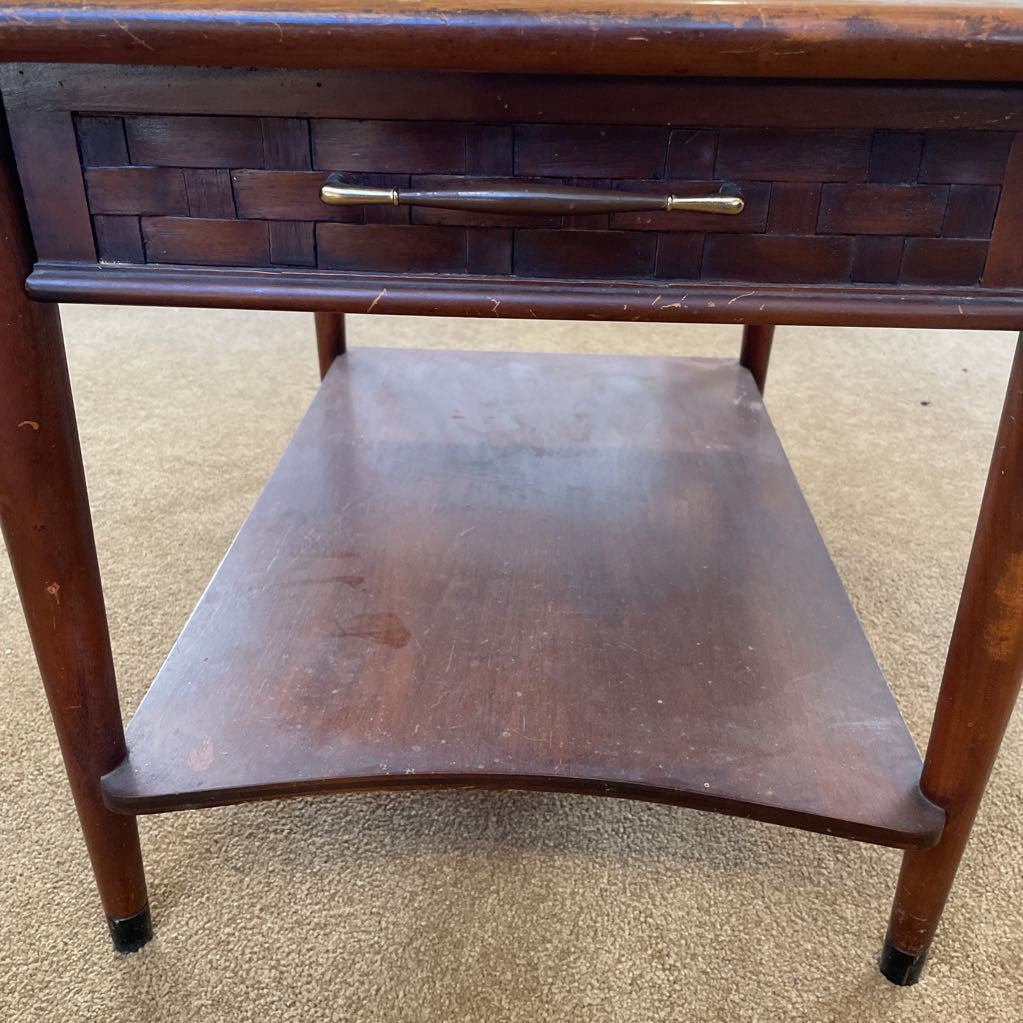 MCM Stone Top 1 Drawer Nightstand C NIGHTSTANDS