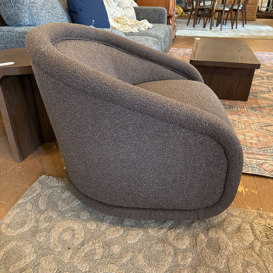 Rory Boucle Swivel Chair - Havenly