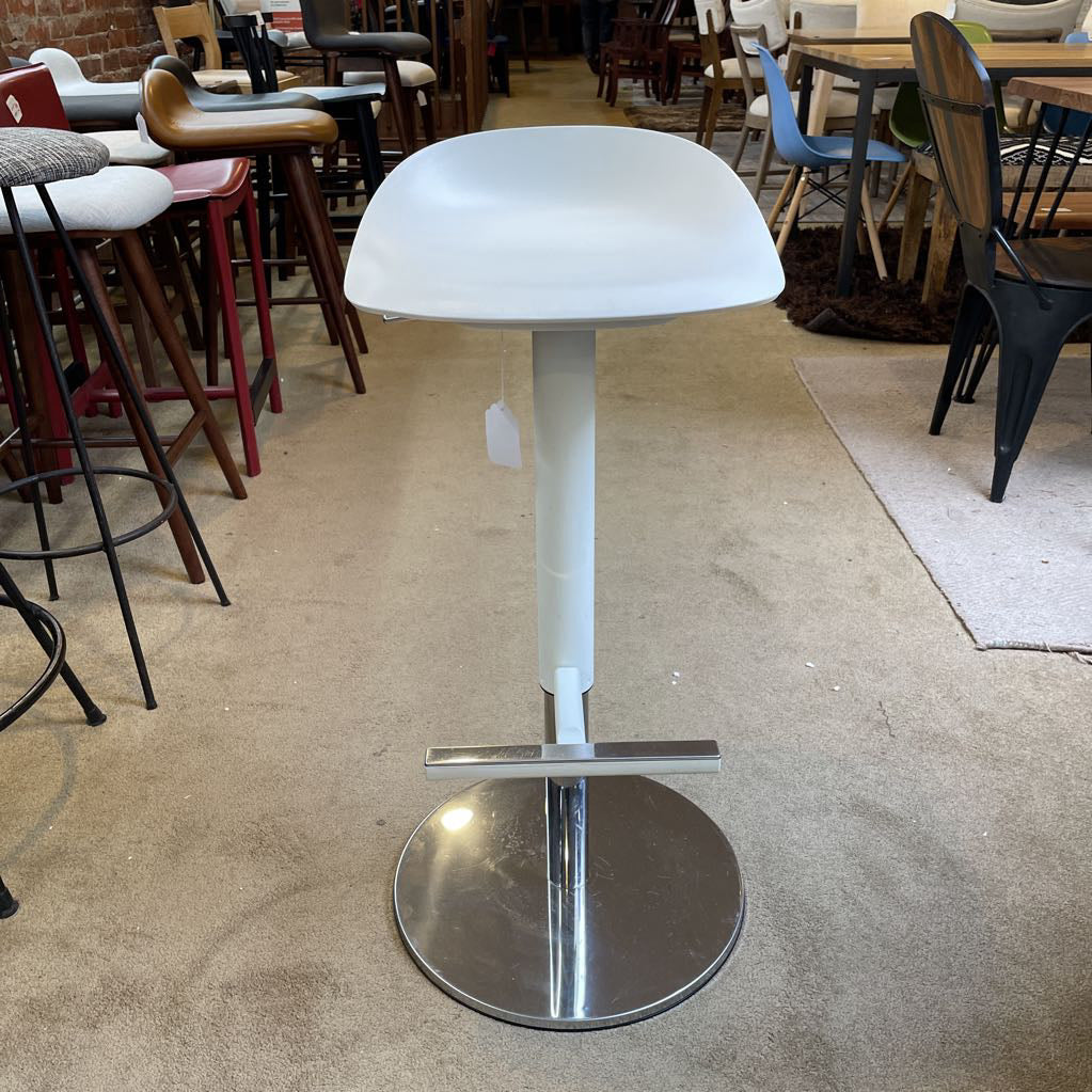 White Ikea Modern Barstool C STOOLS
