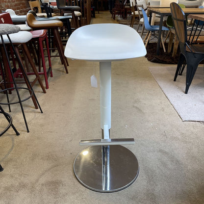 White Ikea Modern Barstool C STOOLS