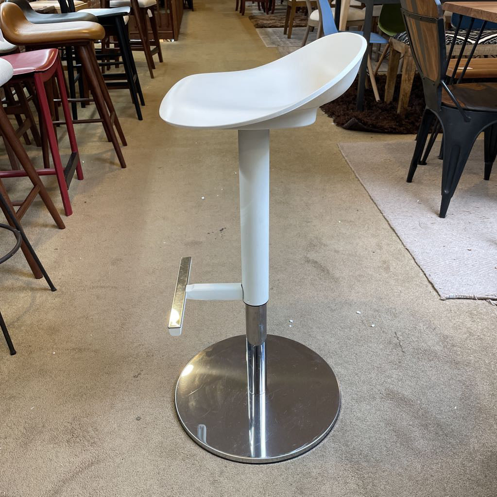 White Ikea Modern Barstool C STOOLS