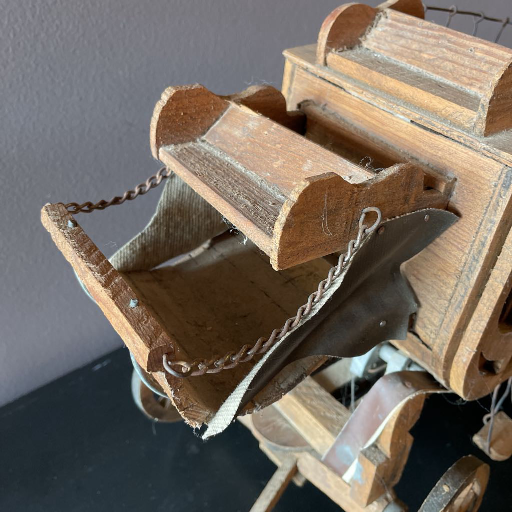 Vintage Wooden Model Stage Coach UNIQUE FINDS