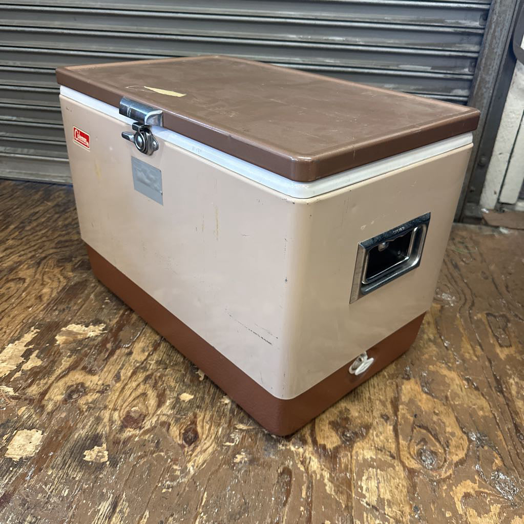 Vintage Tan Coleman Cooler UNIQUE FINDS