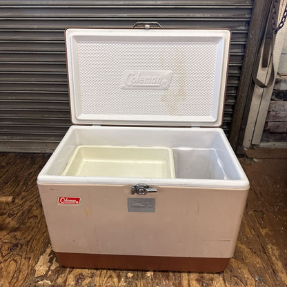 Vintage Tan Coleman Cooler UNIQUE FINDS