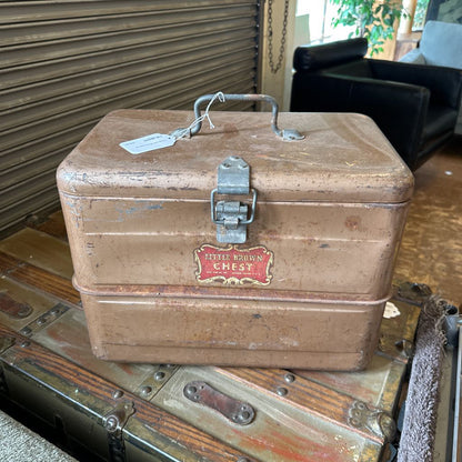 Vintage Little Brown Chest C TRUNKS
