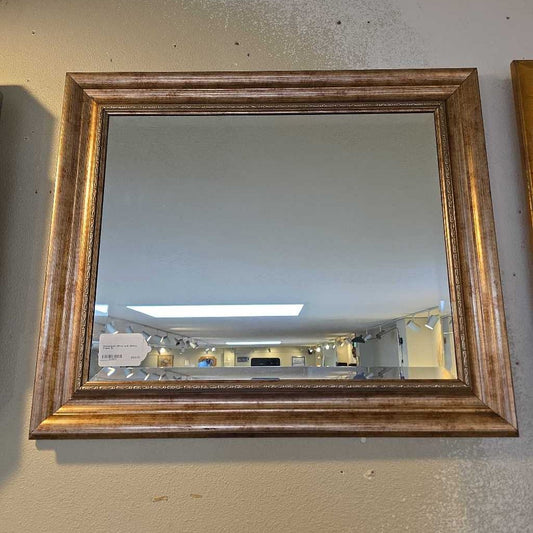 Rectangular Mirror with Silvery Frame