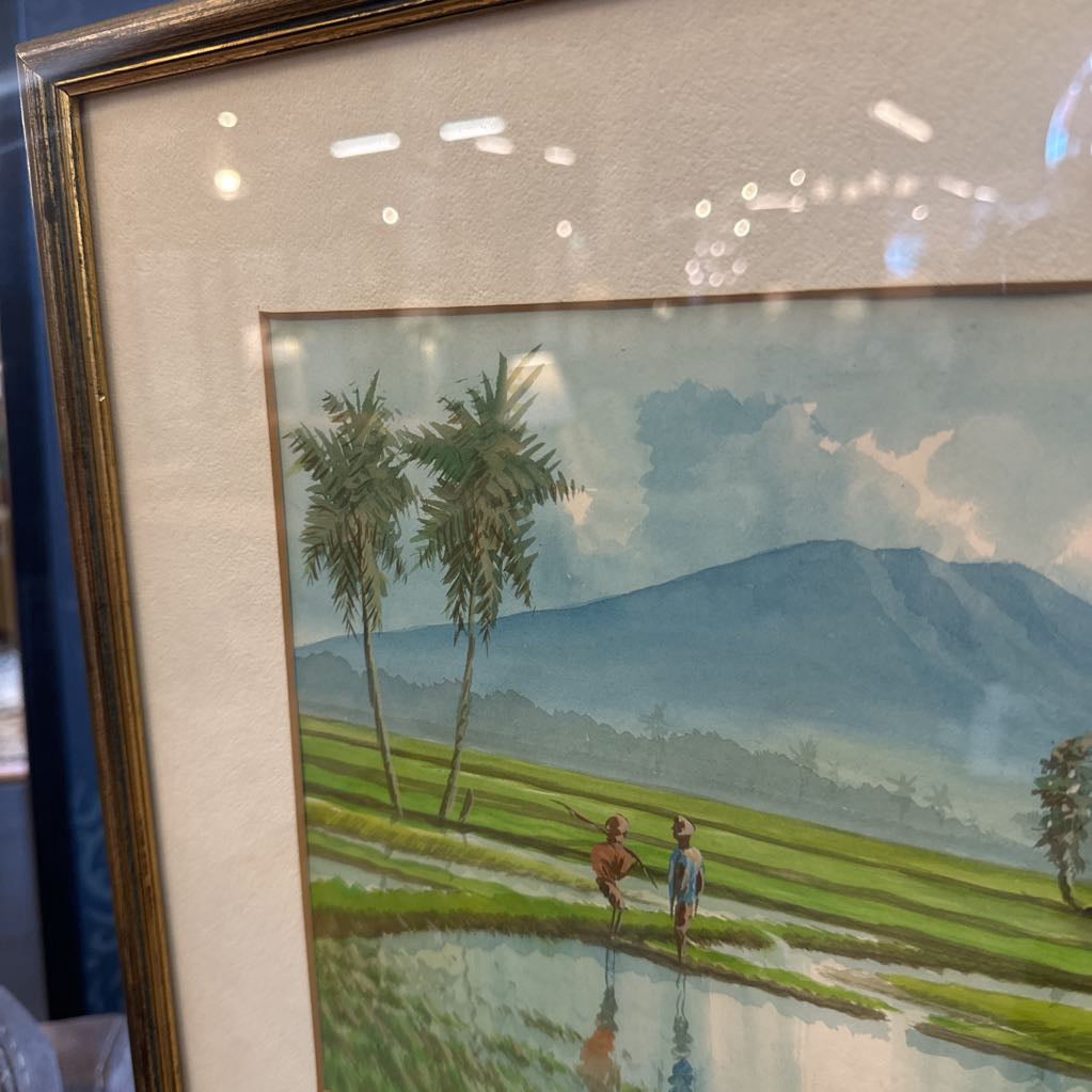 Original Water Color Farm Scene #1 ART