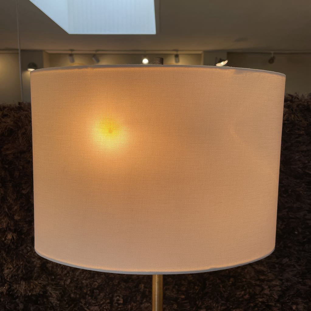 Black & Brass Double Bulb Table Lamp LAMPS