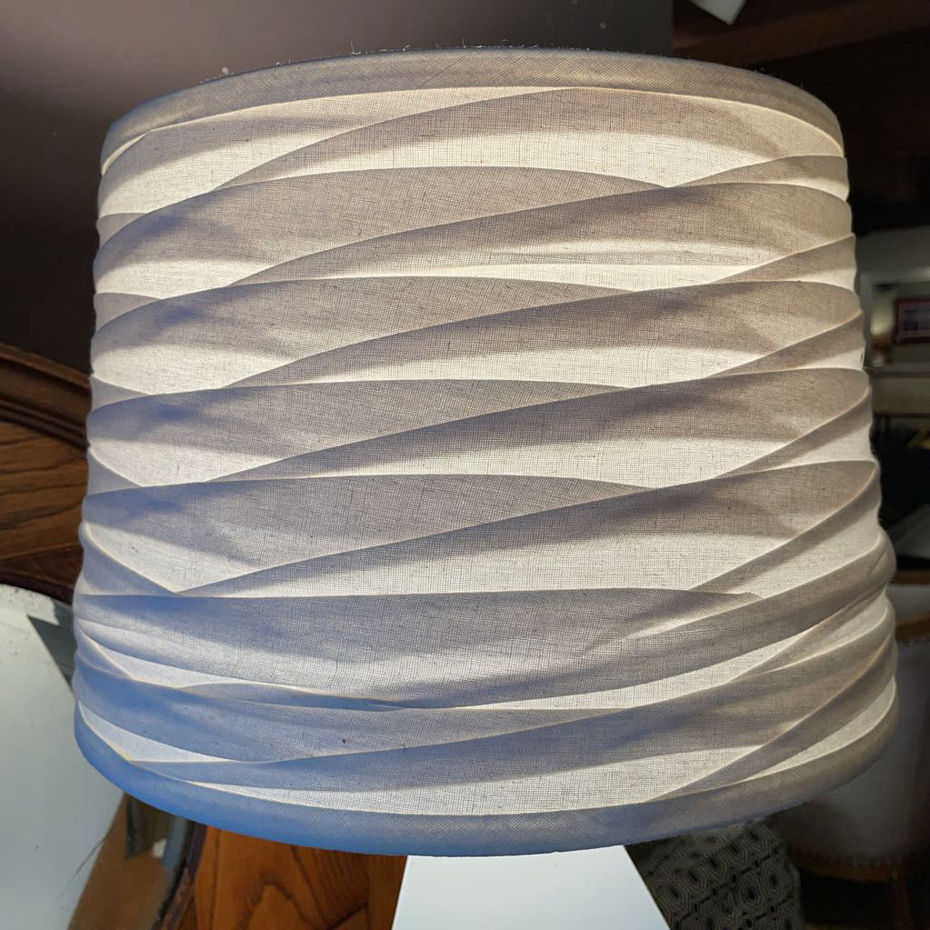 White Geometric Table Lamp LAMPS